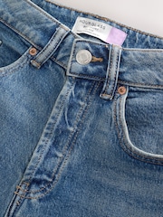 Mid Blue Hourglass Denim Shorts - Image 6 of 8