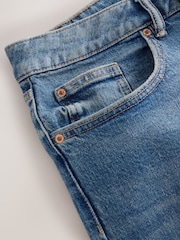 Mid Blue Hourglass Denim Shorts - Image 7 of 8