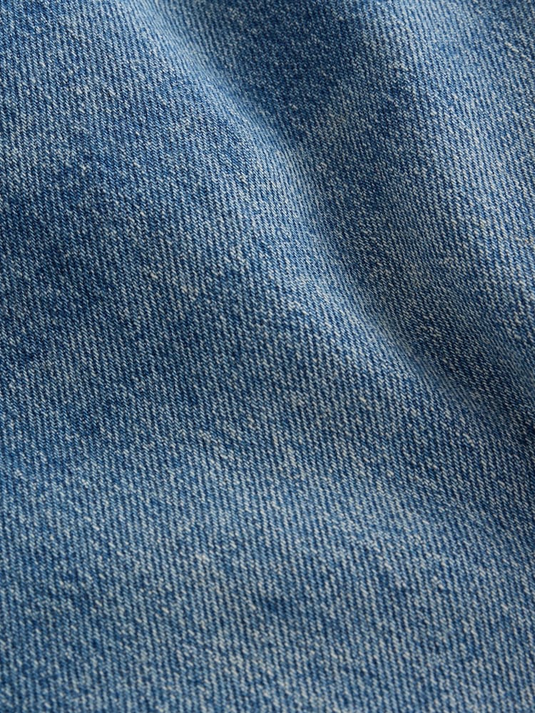 Mid Blue Hourglass Denim Shorts - Image 8 of 8