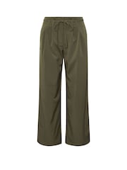PixieGirl Petite Green Paper Bag Tie Wide Leg Trousers - Image 5 of 5