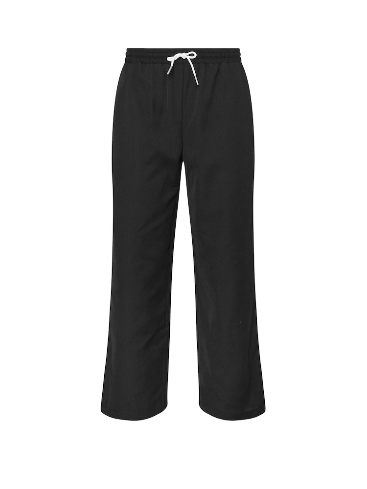 PixieGirl Petite Black Side Stripe Wide Leg Trousers - Image 5 of 5 PixieGirl Petite Black Side Stripe Wide Leg Trousers - Image 5 of 5