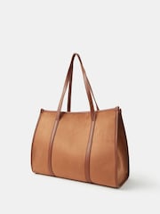 Accessorize Brown Buckle Strap Suedette Shoulder Bag - Image 2 of 4