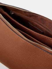 Accessorize Brown Webbing Strap Suedette Cross-Body Bag - Image 3 of 5
