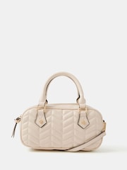 Accessorize Chevron Quilted Cross-Body Handbag - Imagen 1 de 4