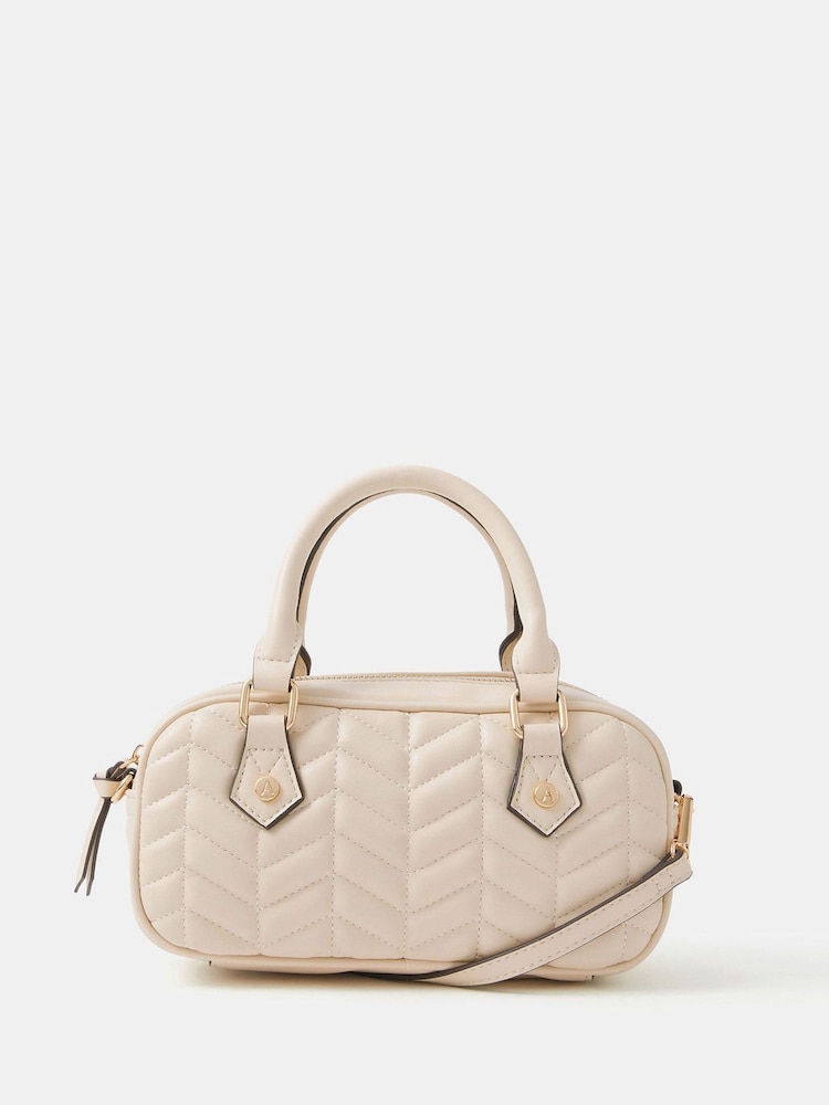 Accessorize Chevron Quilted Cross-Body Handbag - Imagen 1 de 4