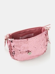 Angels By Accessorize Pink Girls Sequin Butterfly Cross-Body Bag - Image 2 of 2