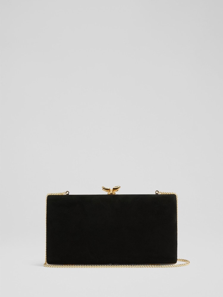 LK Bennett Black Olivia Croc Effect Oloid Tote Bag - Image 2 of 3 LK Bennett Black Olivia Croc Effect Oloid Tote Bag - Image 2 of 3