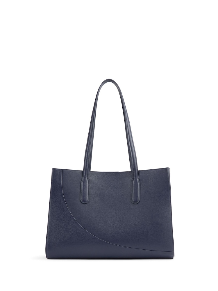 LK Bennett Blue Olivia Tote Bag - Image 1 of 3 LK Bennett Blue Olivia Tote Bag - Image 1 of 3