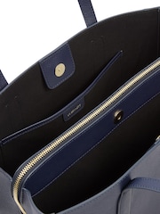 LK Bennett Blue Olivia Tote Bag - Image 3 of 3