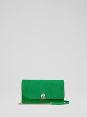 LK Bennett Green Essie Blend Resin Teardrop Purse - Image 1 of 4