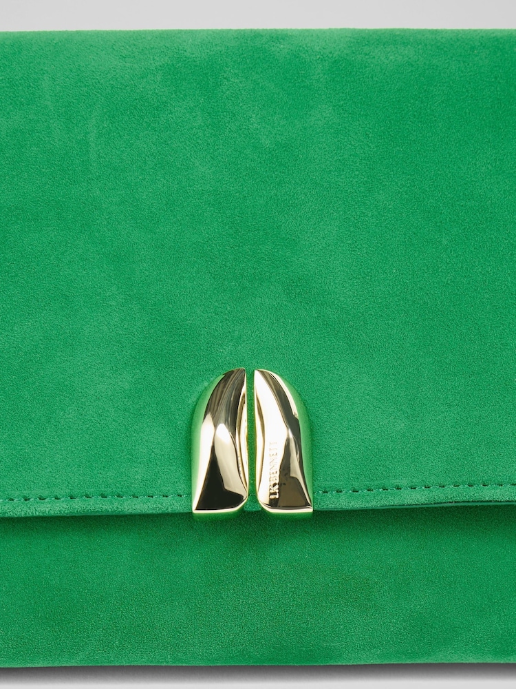 LK Bennett Green Essie Blend Resin Teardrop Purse - Image 4 of 4