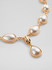 LK Bennett Pearl Drop Necklace - صورة 2 من 3