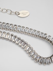 LK Bennett Silver Tone Aria Metal Pearl Drop Necklace - Image 2 of 2
