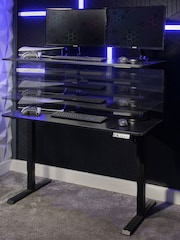 X Rocker Black Ascend Height Adjustable Desk - Image 1 of 5