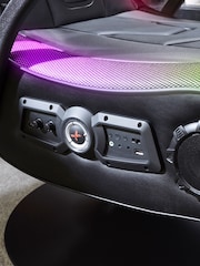 X Rocker Black Monsoon RGB 41 Stereo Audio Gaming Chair With Vib Lighting - Image 4 of 6