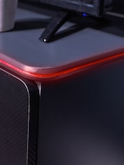 X Rocker Red Carbon Tek TV Media Cabinet With Neo Fibre - Image 5 of 6