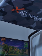 X Rocker Black Contra Mid Sleeper Gaming Bunk Bed With Reversible Profile - Image 4 of 6