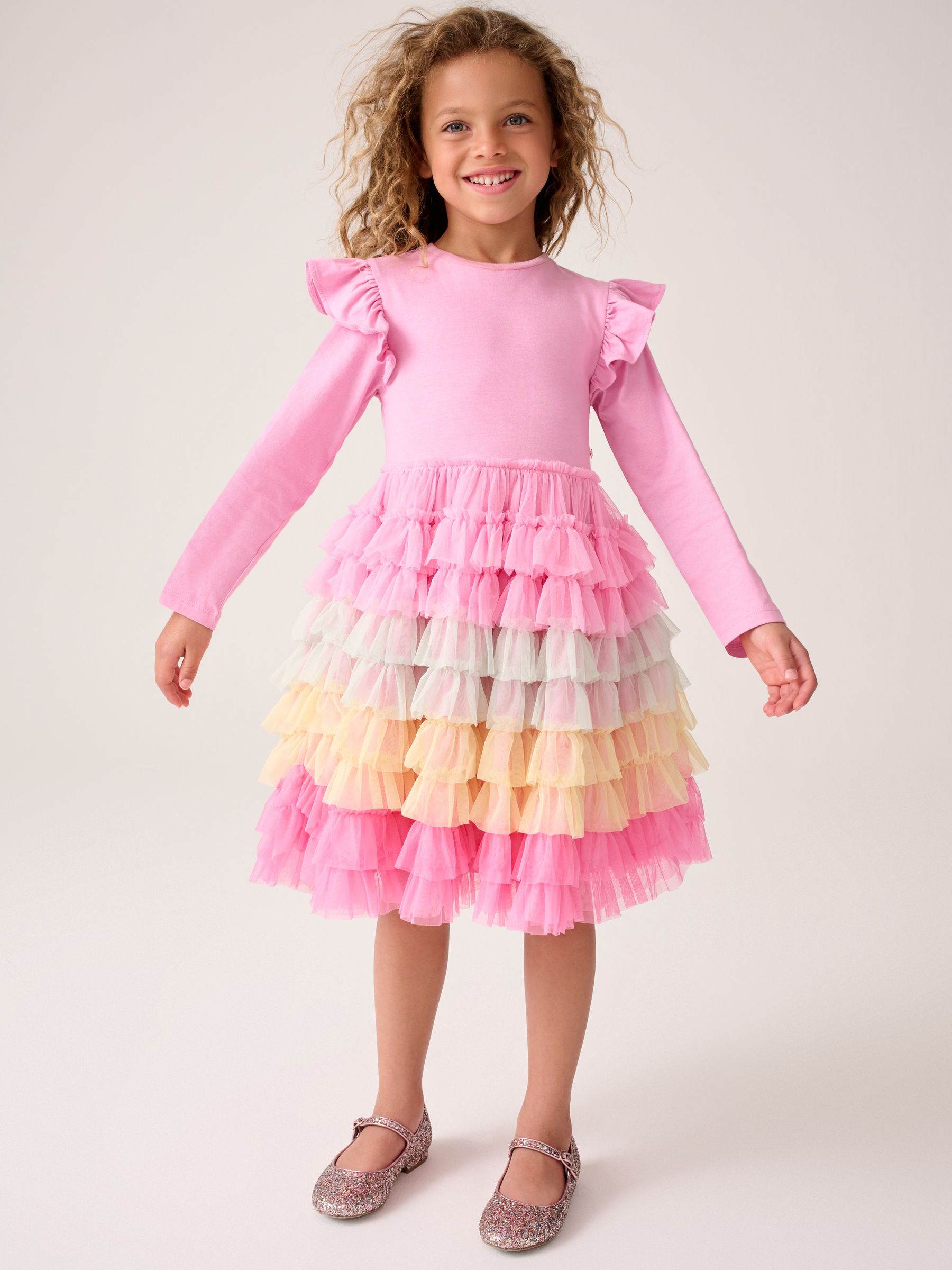Buy Little Bird by Jools Oliver Pink Rainbow Tulle Party Tutu