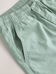 Sage Green Loose Fit Checkerboard Shorts (3-16yrs) - Image 7 of 8