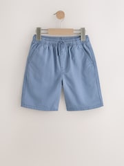 Blue Loose Fit Checkerboard Shorts (3-16yrs) - Image 5 of 8