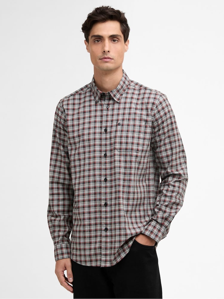 Barbour® International Grey Peregrine Check Shirt - Image 1 of 6