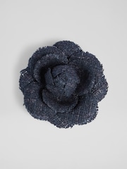 LK Bennett Blue Corsage Blue Recycled Fabric - Image 1 of 4