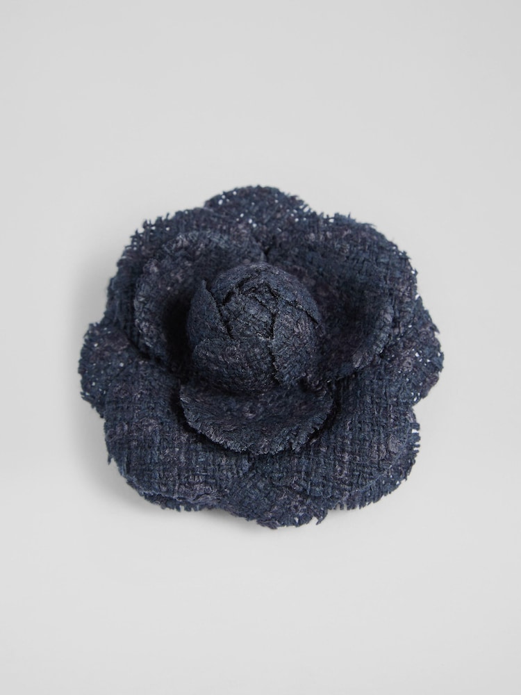 LK Bennett Blue Corsage Blue Recycled Fabric - Image 2 of 4 LK Bennett Blue Corsage Blue Recycled Fabric - Image 2 of 4