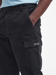 Barbour International Black Ripstop Cargo Trousers - Image 4 of 7