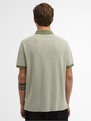 Barbour International Green Halls Textured Polo Shirt - Image 2 of 6