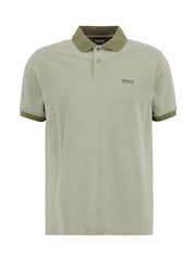 Barbour International Green Halls Textured Polo Shirt - Image 5 of 6