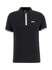 Barbour International Black Swinford Polo Shirt - Image 5 of 6