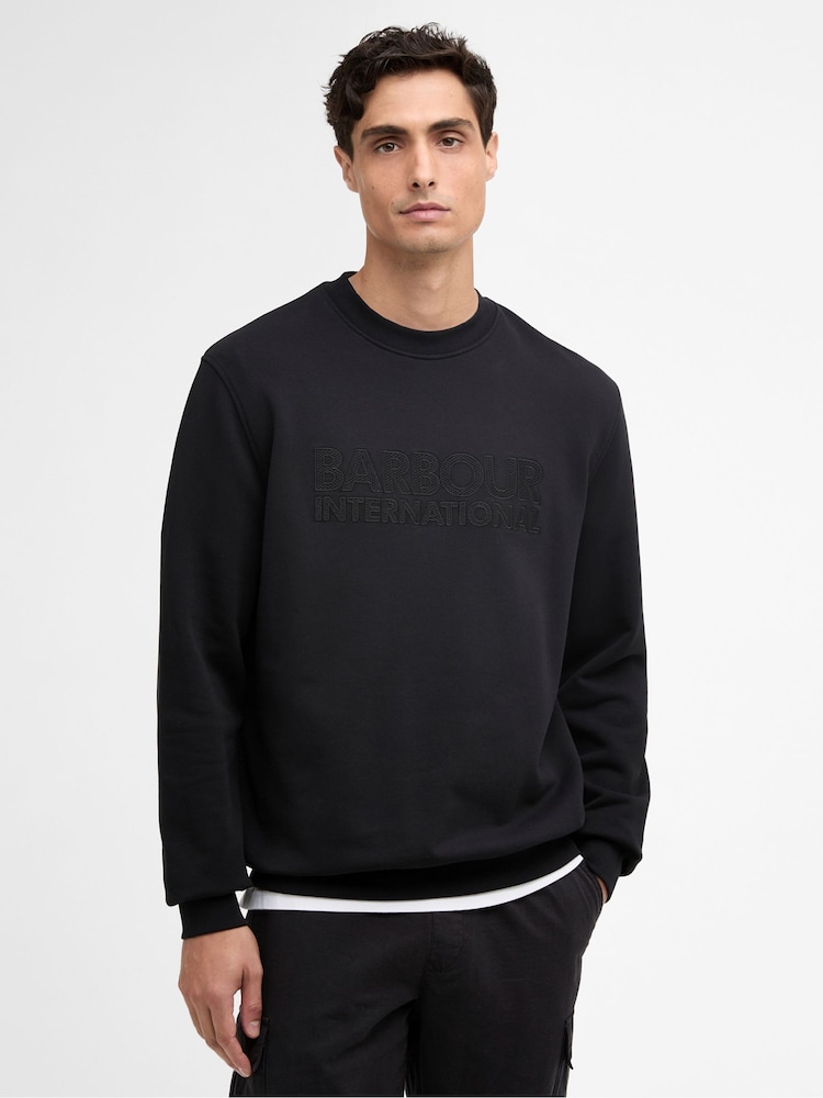 Barbour International Theo Applique Crew Sweatshirt - Bild 1 von 6