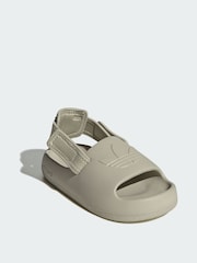 adidas Originals Grey Adifom Adilette Slides - Image 1 of 4