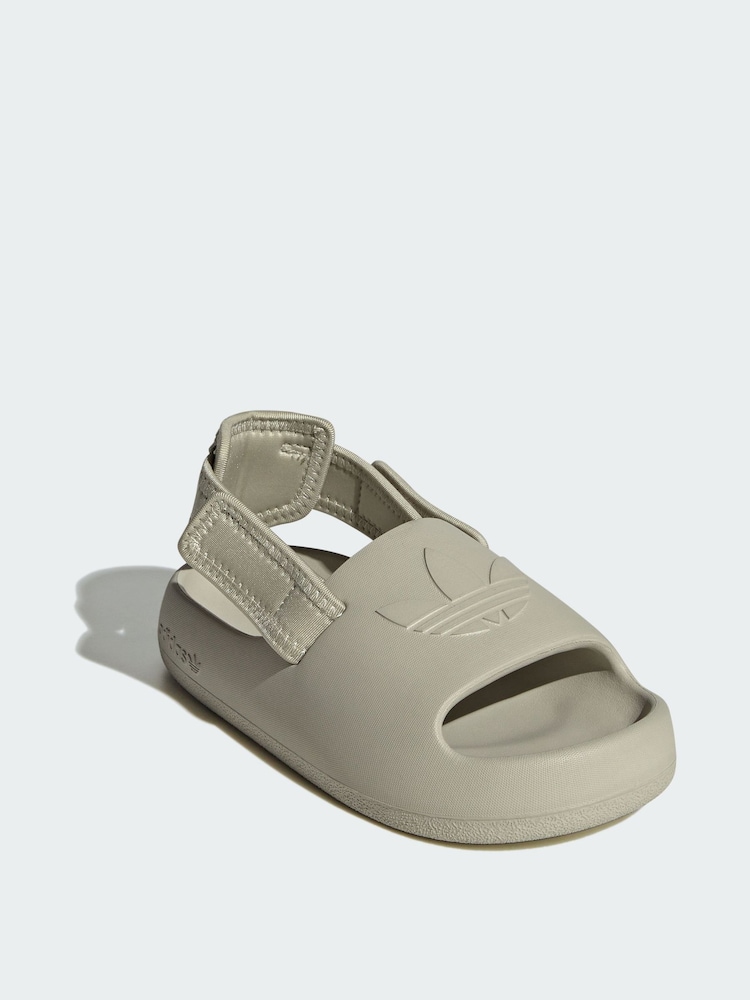 adidas Originals Grey Adifom Adilette Slides - Image 1 of 4
