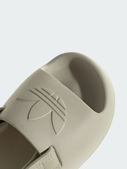 adidas Originals Grey Adifom Adilette Slides - Image 3 of 4
