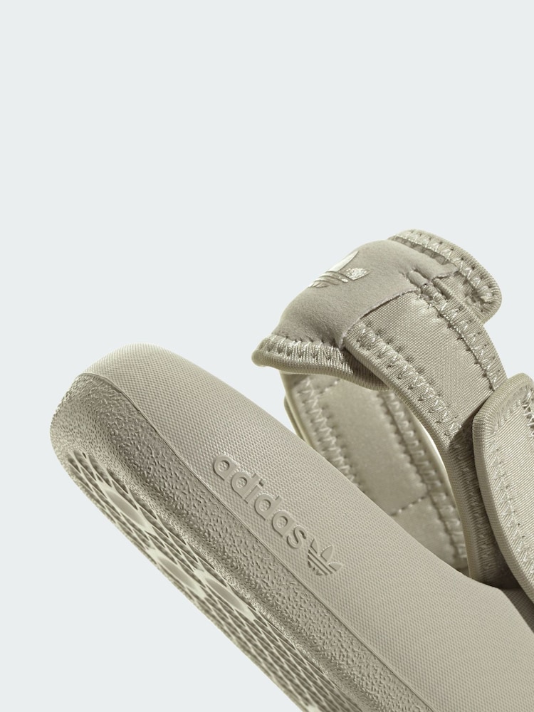 adidas Originals Grey Adifom Adilette Slides - Image 4 of 4