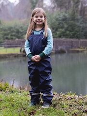 Muddy Puddles Blue Waterproof Insulated Puddleflex Dungarees - Image 1 of 7