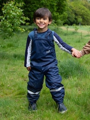 Muddy Puddles Blue Waterproof Insulated Puddleflex Dungarees - Image 2 of 7