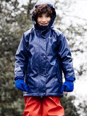 Muddy Puddles Blue Waterproof Insulated Puddleflex Jacket - Image 1 of 4