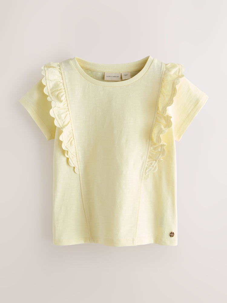 Laura Ashley Multi Ric Rac Trim Short Sleeve Cotton T-Shirts 3 Pack - Image 2 of 16