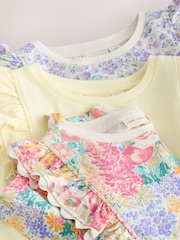 Laura Ashley Multi Ric Rac Trim Short Sleeve Cotton T-Shirts 3 Pack - Image 7 of 16