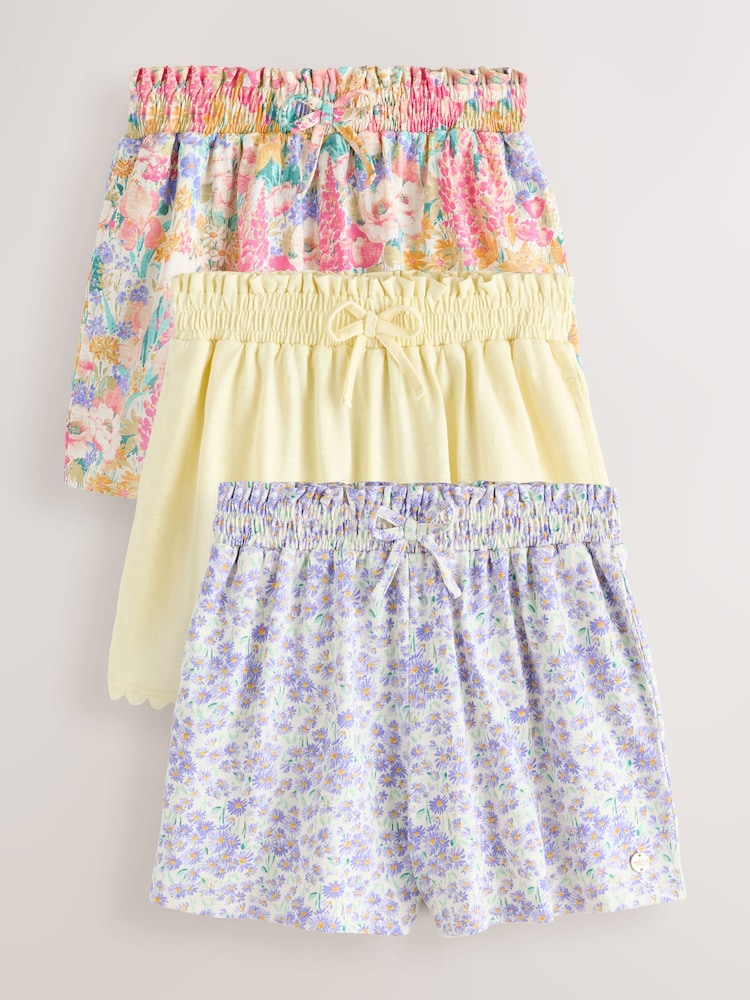 Laura Ashley Multi Jersey Shorts 3 Pack - Image 1 of 19