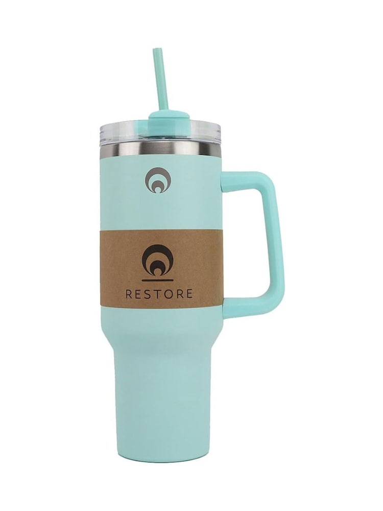Restore Mint Roomy 1120ml Tumbler Water Bottle - Image 3 of 3 Restore Mint Roomy 1120ml Tumbler Water Bottle - Image 3 of 3