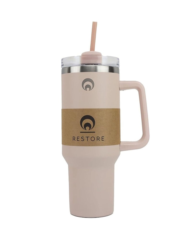 Restore Taupe Roomy 1120ml Tumbler Water Bottle - Image 3 of 3 Restore Taupe Roomy 1120ml Tumbler Water Bottle - Image 3 of 3