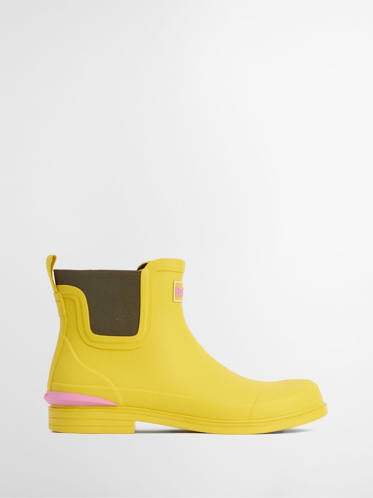 Barbour® Yellow Abbeyfield Wellies - Image 1 of 8 Barbour® Yellow Abbeyfield Wellies - Image 1 of 8