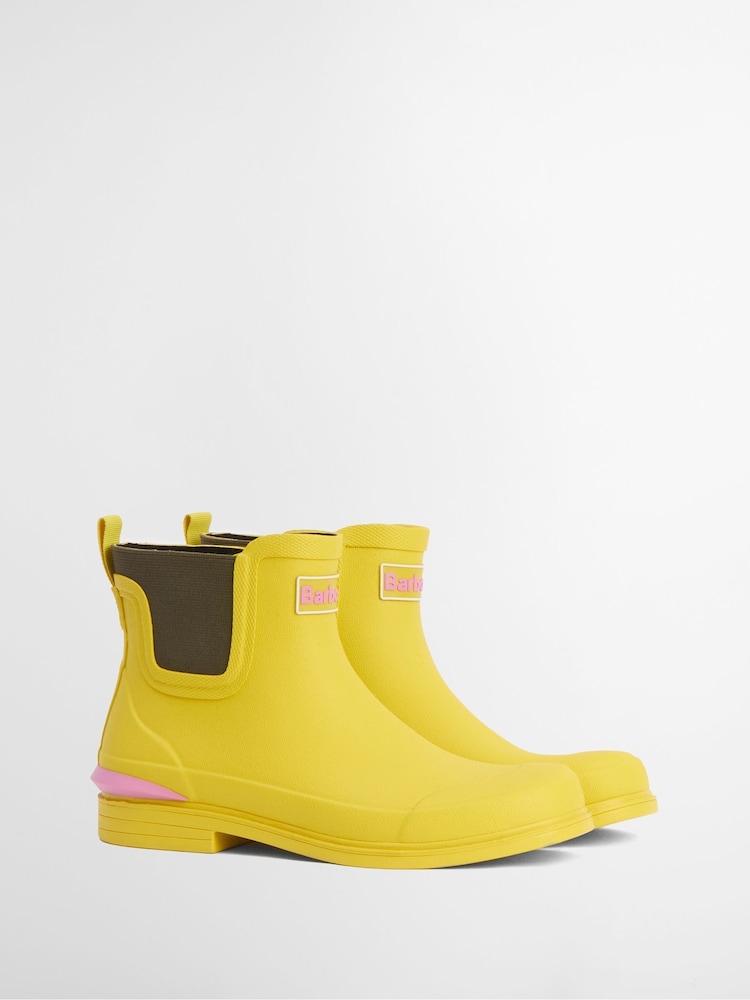 Barbour® Yellow Abbeyfield Wellies - Image 2 of 8 Barbour® Yellow Abbeyfield Wellies - Image 2 of 8