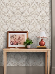 Laura Ashley Soft Natural Parterre 10M Wallpaper - Image 2 of 4