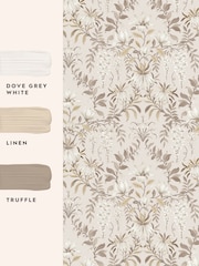 Laura Ashley Soft Natural Parterre 10M Wallpaper - Image 4 of 4