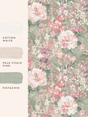 Laura Ashley Hedgerow Green Mayville 10M Wallpaper - Image 4 of 4