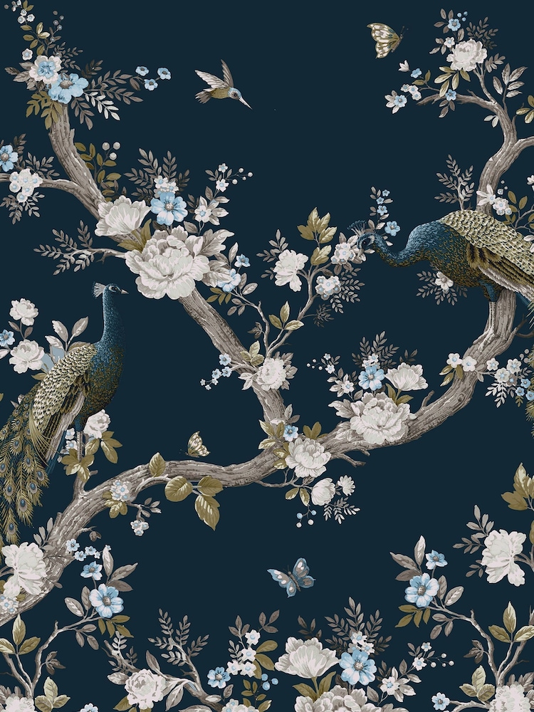 Laura Ashley White Midnight Belvedere Fixed Sized 3M Mural - Image 2 of 4 Laura Ashley White Midnight Belvedere Fixed Sized 3M Mural - Image 2 of 4